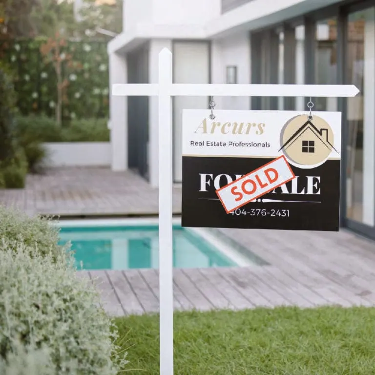 Real estate yard sign printed by Sign America