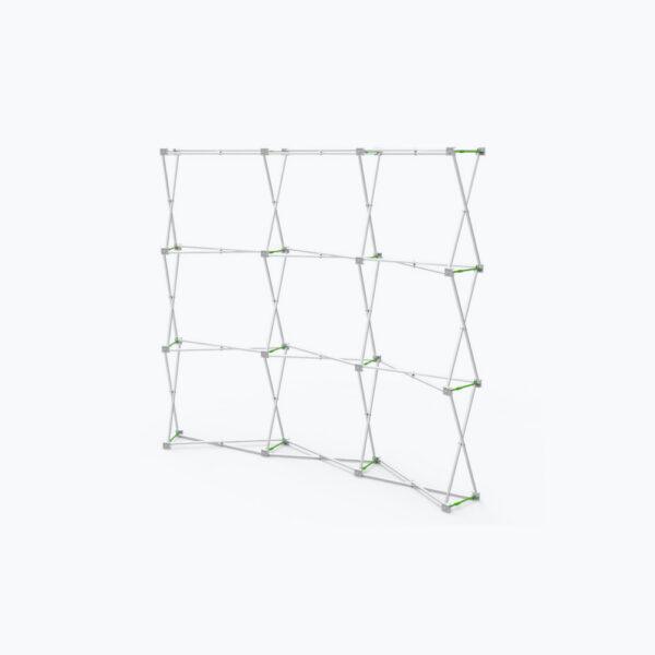 8ft Curved Velcro Fabric Pop Up Display (Hardware Only)