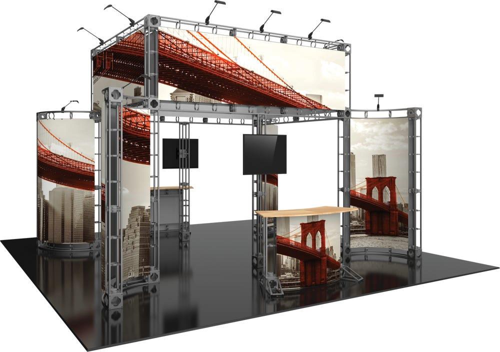 Aarhus Orbital Express Truss 20x20 Modular Island Exhibit