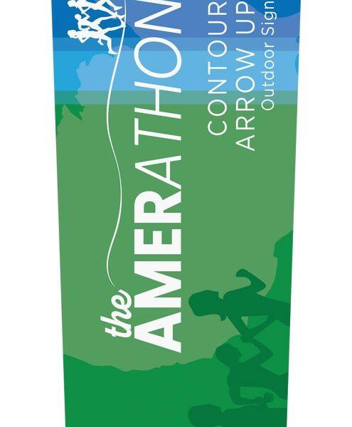Contour Outdoor Sign Arrow Up - Water Base