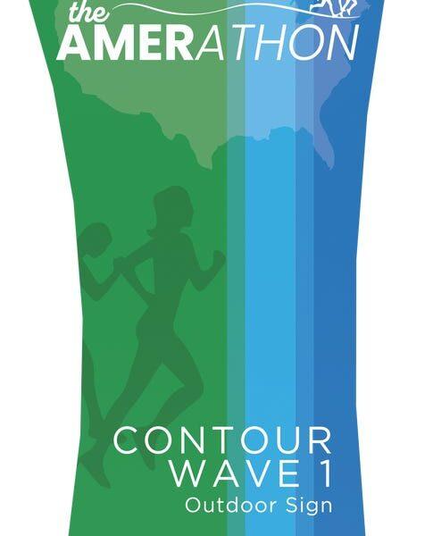 Contour Outdoor Sign Wave 1 - Water Base