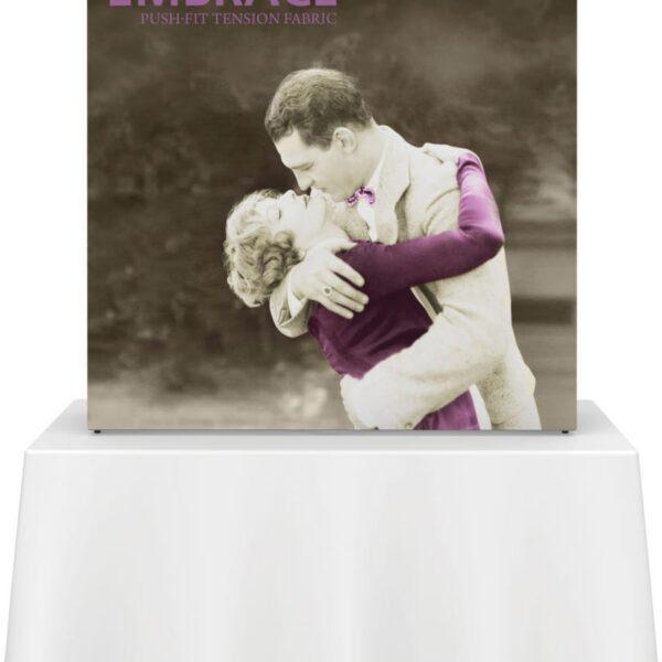 Embrace 5ft Square Tabletop Push-Fit Tension Fabric Display