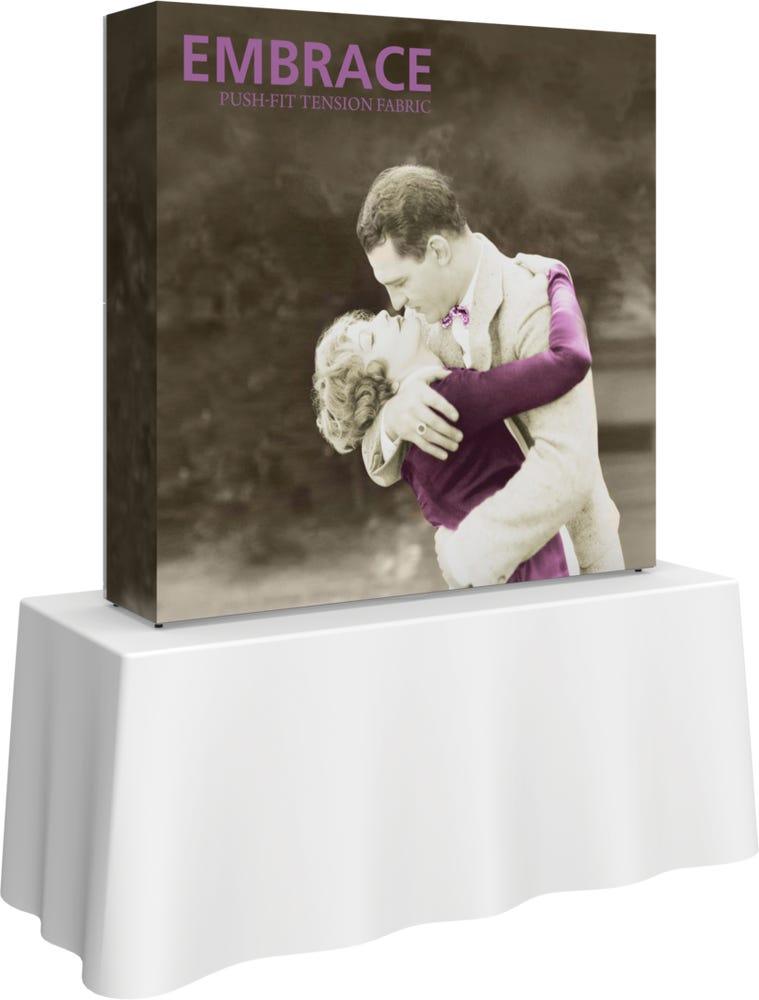 Embrace 5ft Square Tabletop Push-Fit Tension Fabric Display