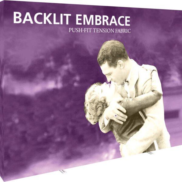 Embrace 10ft Backlit Full Height Push-Fit Tension Fabric Display