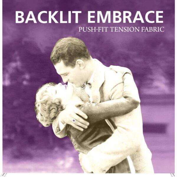 Embrace 7.5ft Backlit Full Height Push-Fit Tension Fabric Display