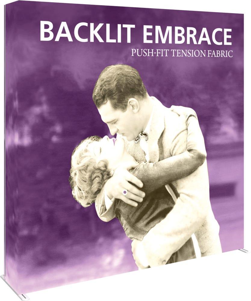 Embrace 7.5ft Backlit Full Height Push-Fit Tension Fabric Display