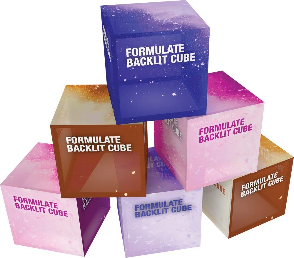 Formulate Backlit Cube