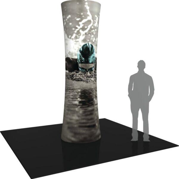Formulate Cylinder Tower 02 Tension Fabric Structure