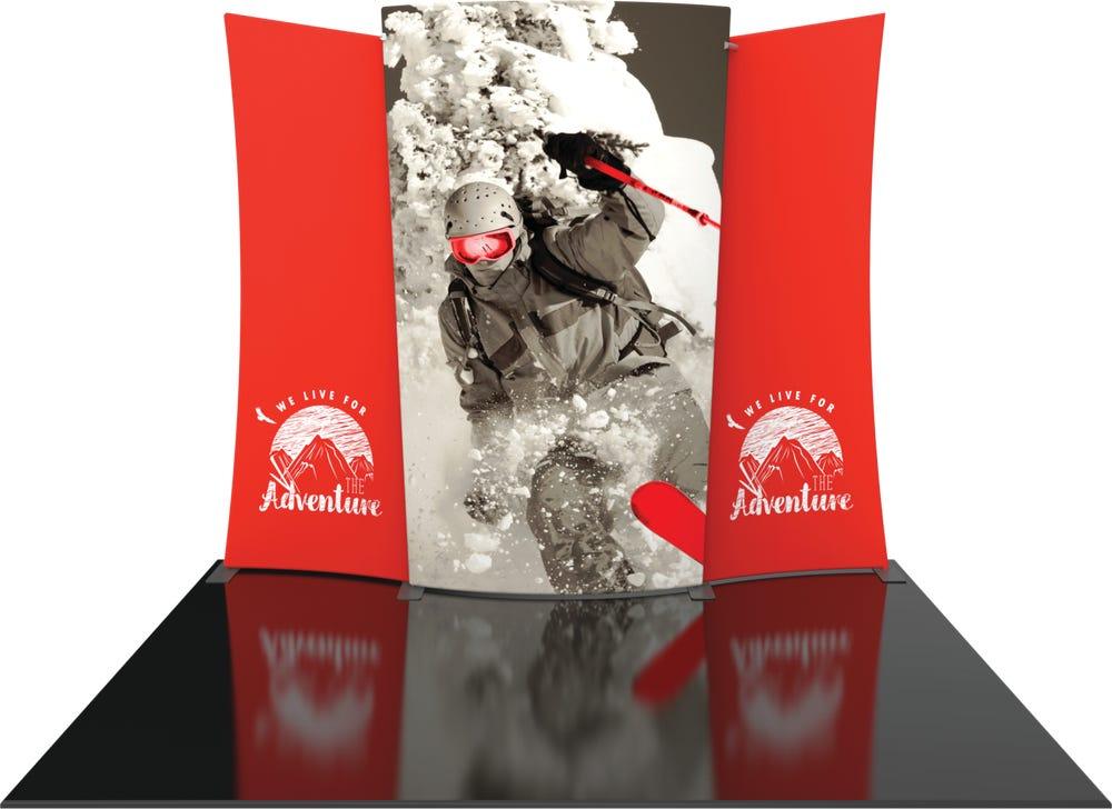 Formulate Designer Series 10ft Fabric Backwall Kit 05