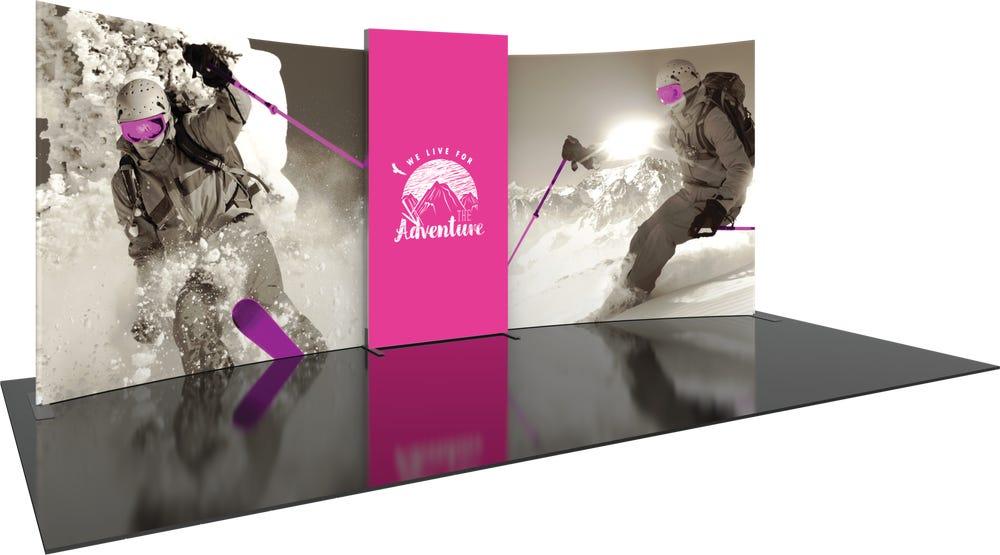 Formulate Designer Series 20ft Fabric Backwall Kit 02