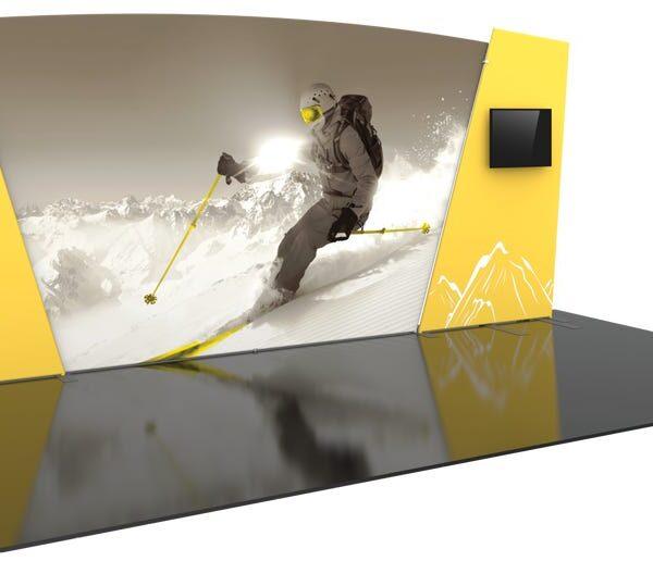 Formulate Designer Series 20ft Fabric Backwall Kit 06