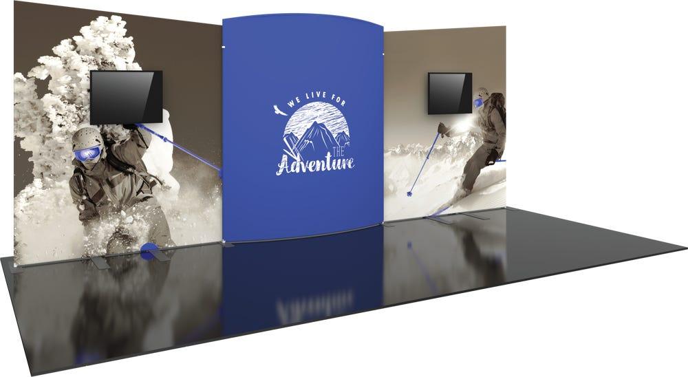 Formulate Designer Series 20ft Fabric Backwall Kit 08