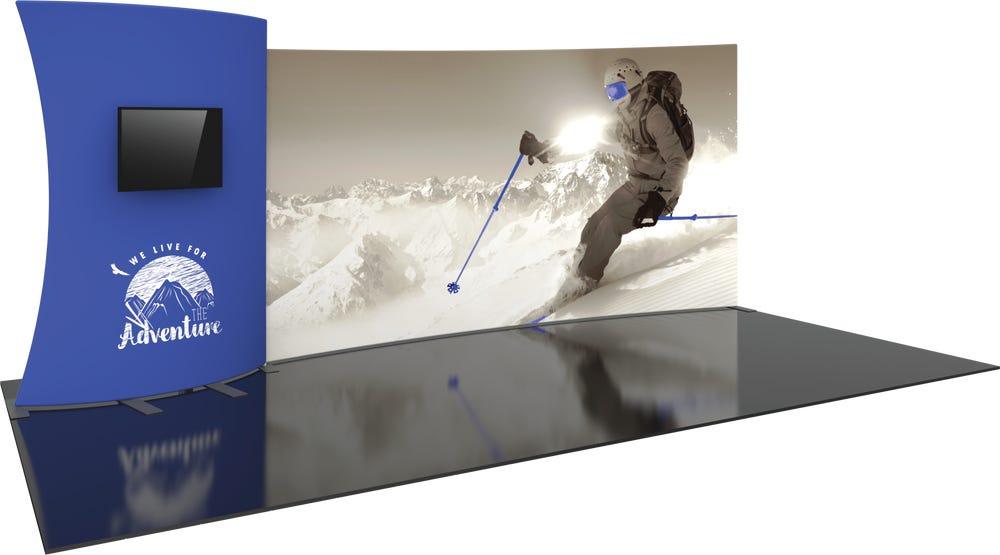 Formulate Designer Series 20ft Fabric Backwall Kit 13