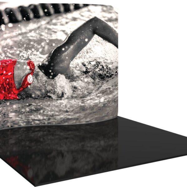 Formulate Essential 10ft Serpentine Curve Fabric Backwall