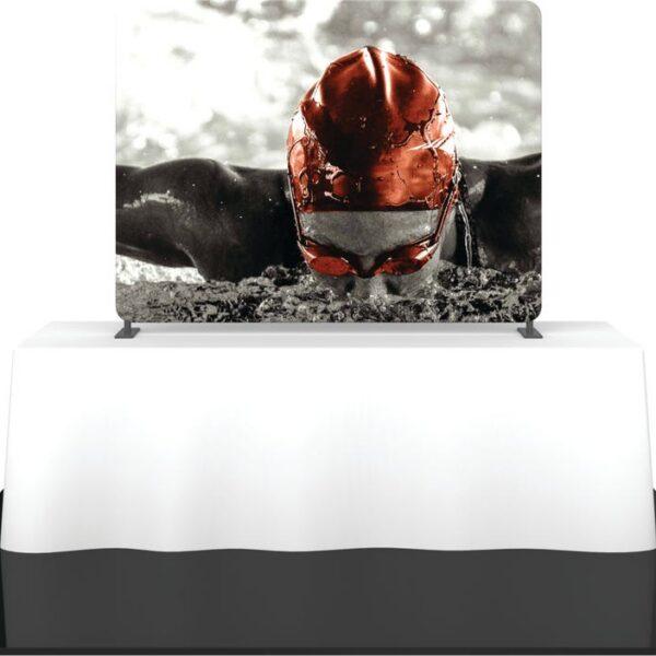 Formulate Essential Tabletop Straight Fabric Backwall