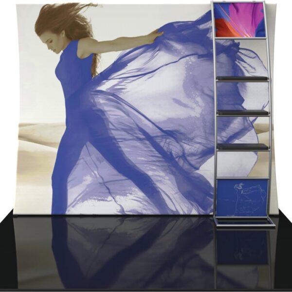 Formulate Master 10ft VC10 Vertical Curve Fabric Backwall