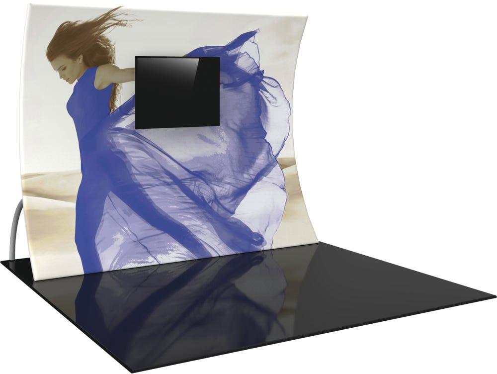 Formulate Master 10ft VC6 Vertical Curve Fabric Backwall