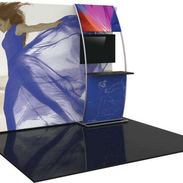 Formulate Master 10ft VC7 Vertical Curve Fabric Backwall