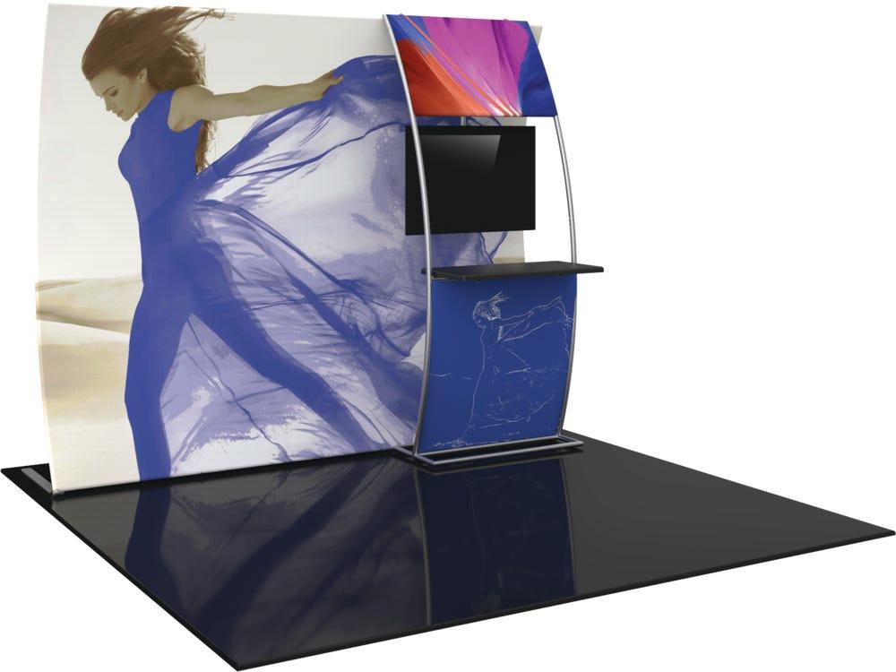 Formulate Master 10ft VC7 Vertical Curve Fabric Backwall