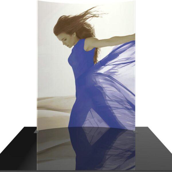 Formulate Master 8ft Horizontal Curve 10ft Tall Fabric Backwall