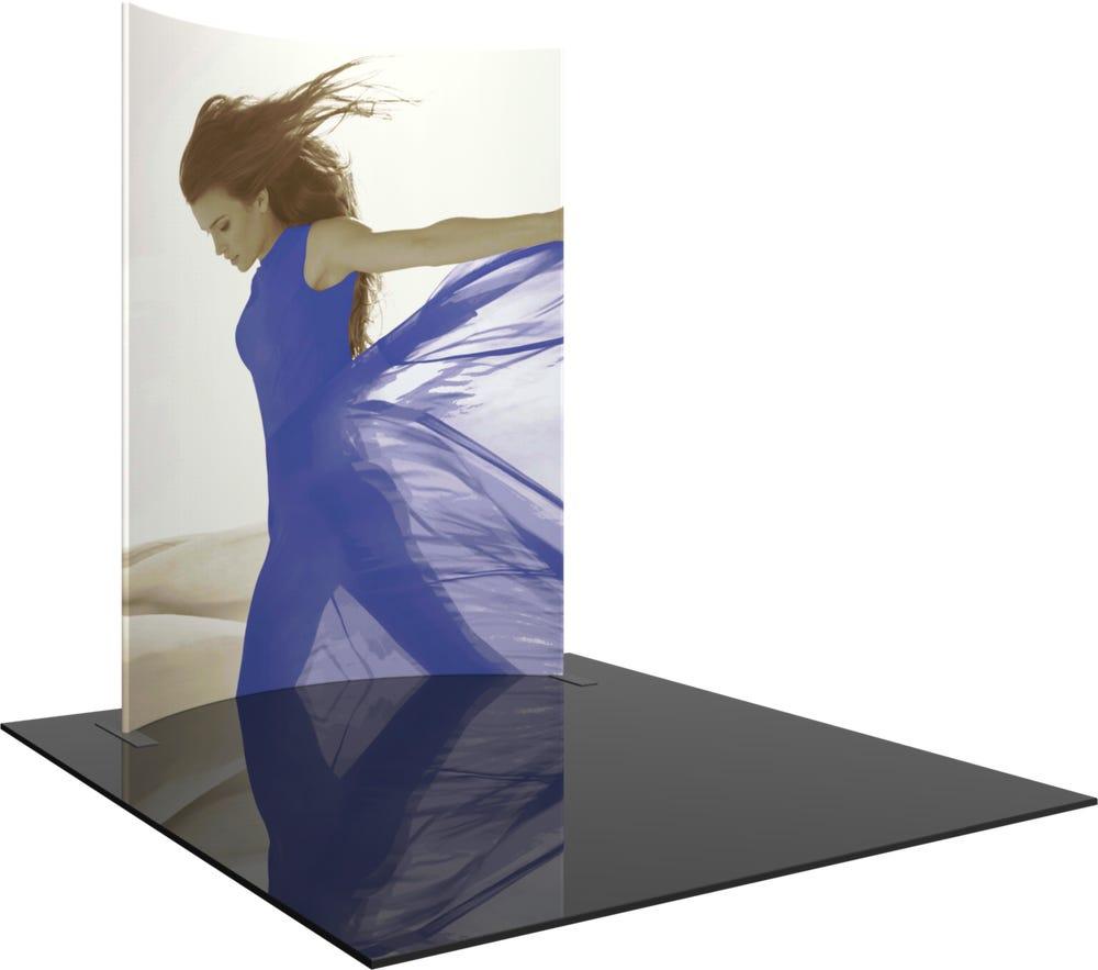 Formulate Master 8ft Horizontal Curve 10ft Tall Fabric Backwall