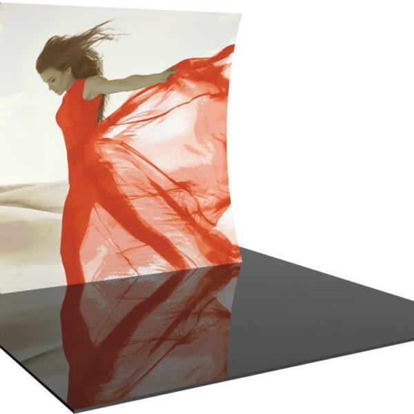 Formulate Master 8ft Vertical Curve Fabric Backwall