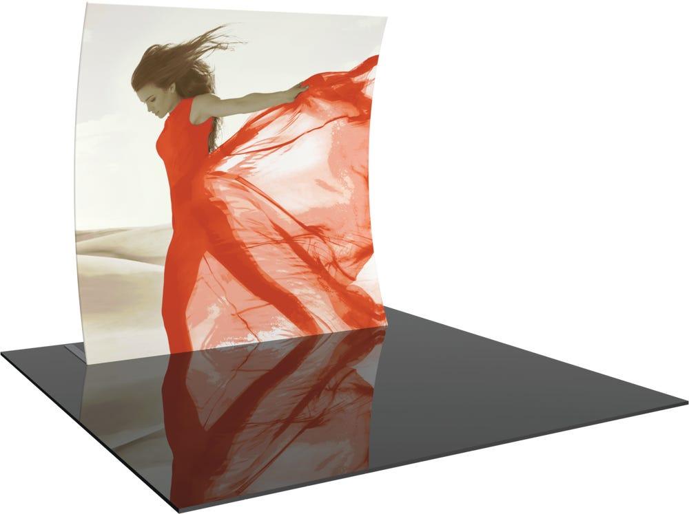 Formulate Master 8ft Vertical Curve Fabric Backwall