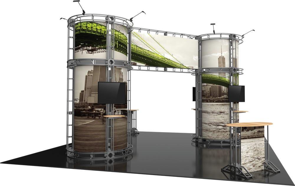Gemini Orbital Express Truss 20x20 Modular Island Exhibit