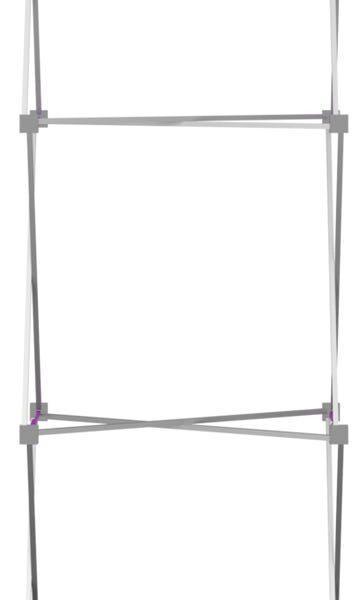 Hopup 2.5ft Straight Full Height Tension Fabric Display