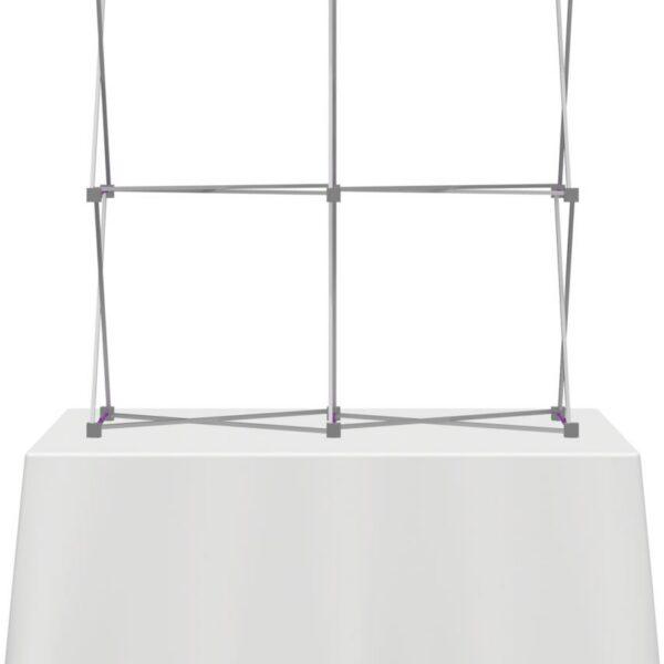 Hopup 5ft Straight Square Tabletop Tension Fabric Display
