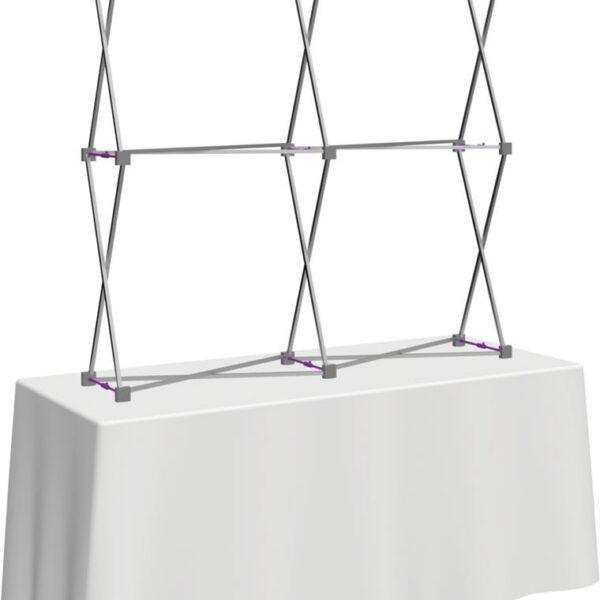 Hopup 5ft Straight Square Tabletop Tension Fabric Display