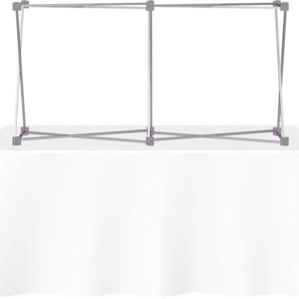 Hopup 5ft Straight Tabletop Tension Fabric Display