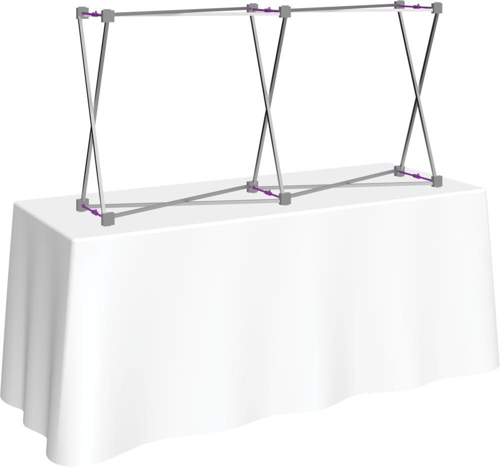 Hopup 5ft Straight Tabletop Tension Fabric Display