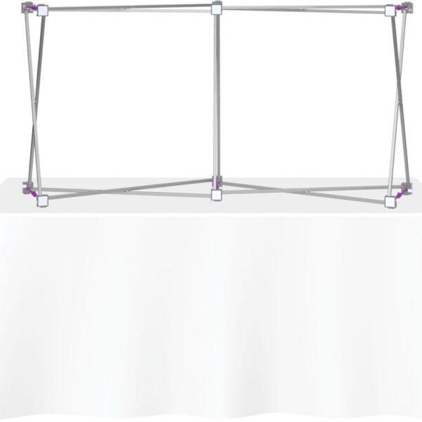 Hopup 5.5ft Curved Tabletop Tension Fabric Display