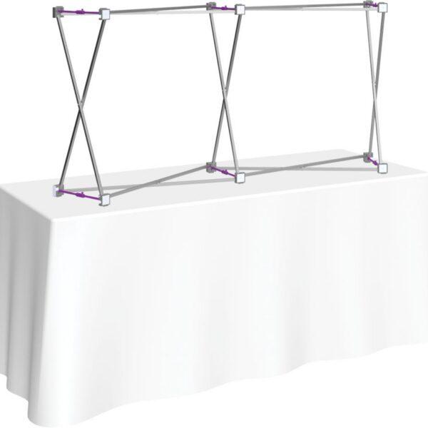 Hopup 5.5ft Curved Tabletop Tension Fabric Display