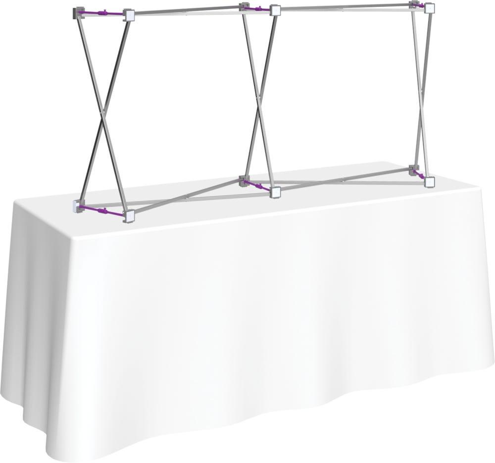 Hopup 5.5ft Curved Tabletop Tension Fabric Display