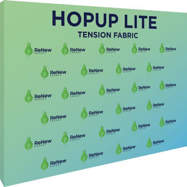 Hopup Lite 10ft Straight Full Height Tension Fabric Display