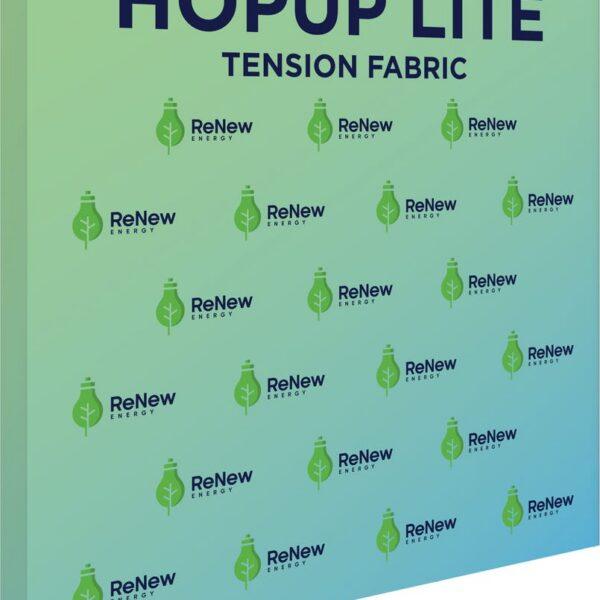 Hopup Lite 8ft Straight Full Height Tension Fabric Display