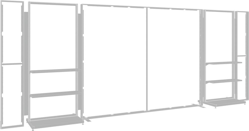 Hybrid Pro 20ft Modular Backwall Kit 36