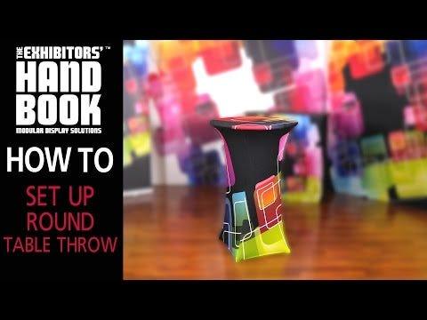 Round Premium Dye Sub Table Throw