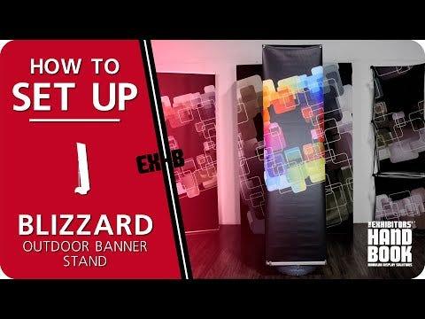 Blizzard Outdoor Banner Stand