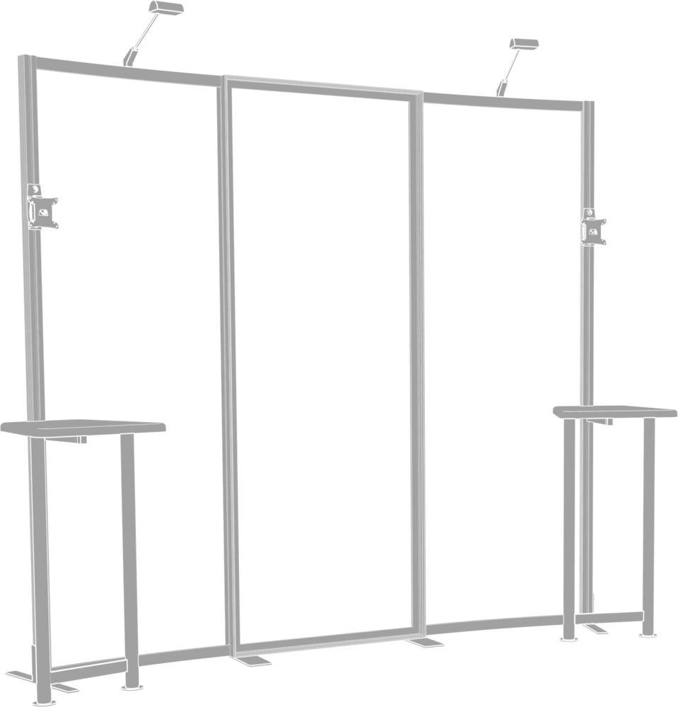 Hybrid Pro 10ft Modular Backwall Kit 01