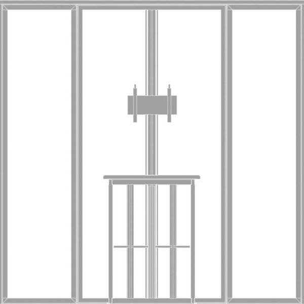 Hybrid Pro 10ft Modular Backwall Kit 07
