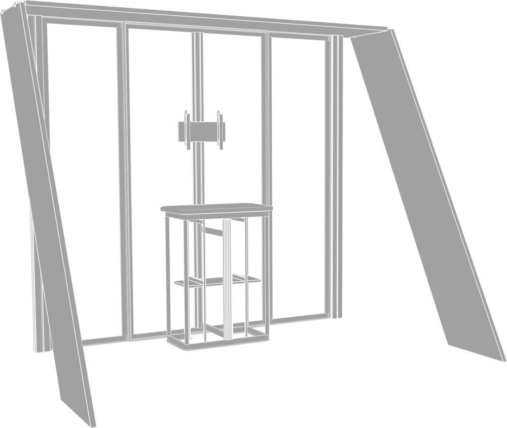 Hybrid Pro 10ft Modular Backwall Kit 07
