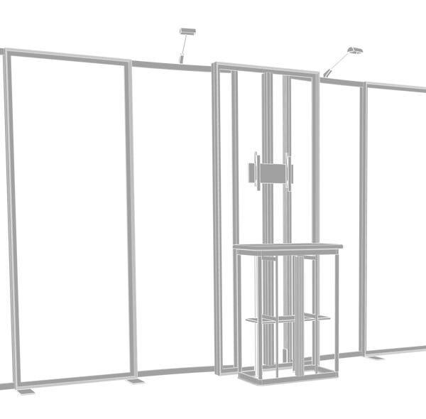 Hybrid Pro 20ft Modular Backwall Kit 09