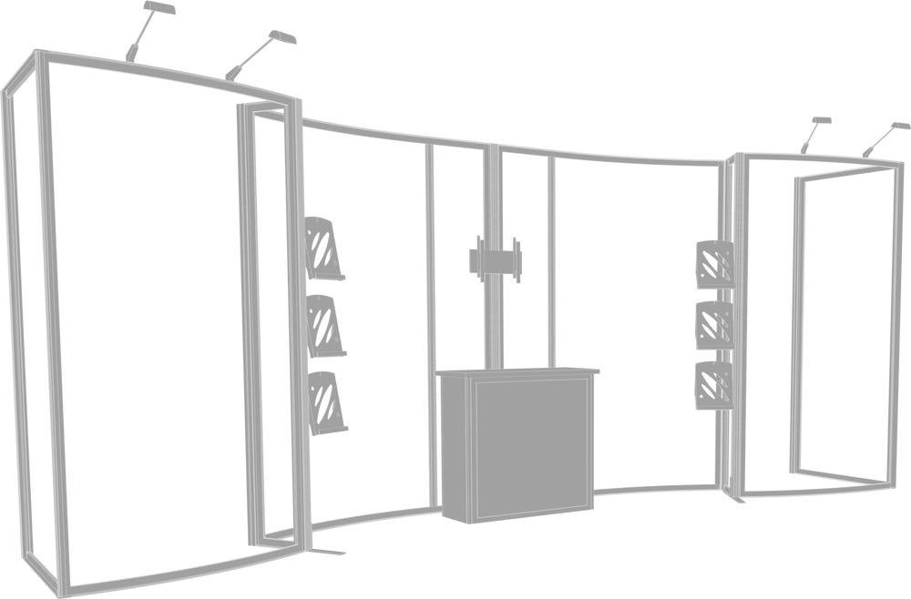 Hybrid Pro 20ft Modular Backwall Kit 10