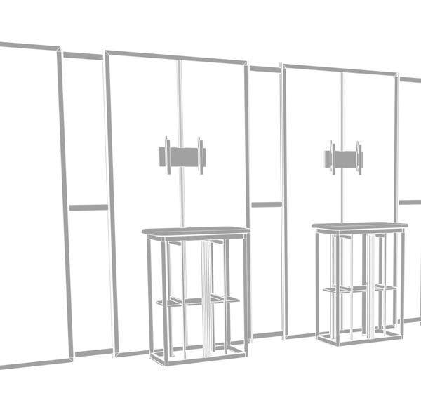 Hybrid Pro 20ft Modular Backwall Kit 13