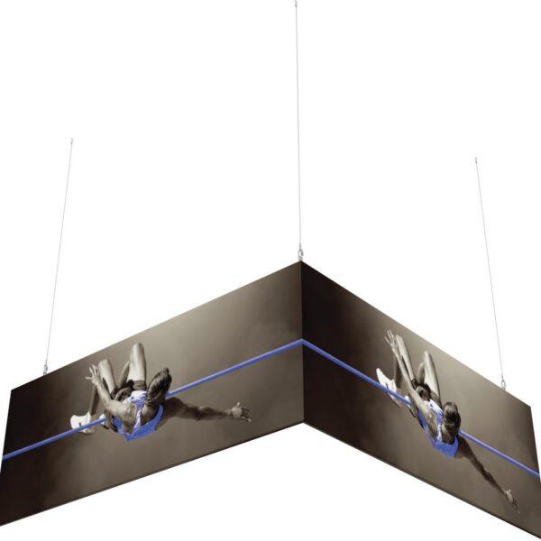 8ft x 8ft x 3ft L-Shaped Hanging Structure