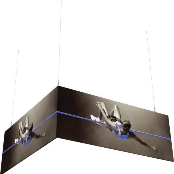 8ft x 8ft x 3ft L-Shaped Hanging Structure
