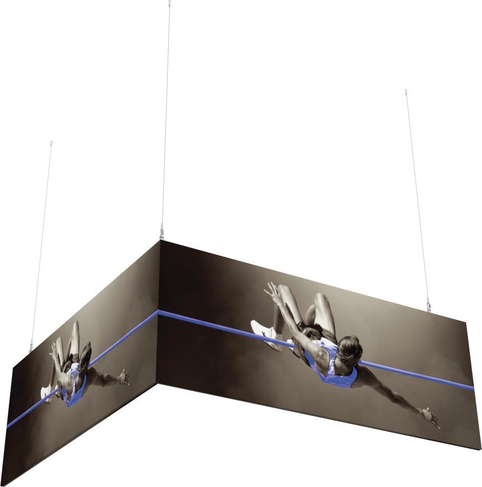8ft x 8ft x 3ft L-Shaped Hanging Structure